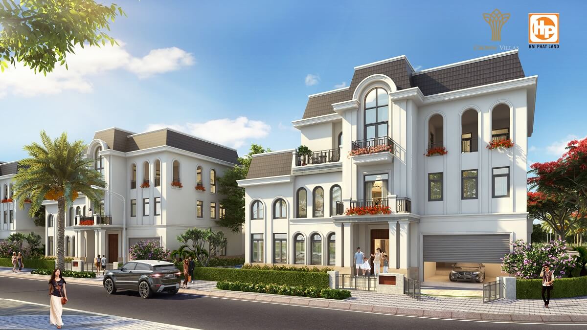 Biet thu don lap Crown Villas